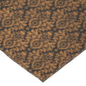 ハロウィン動揺してビクトリアンオレンジブラックダマスク テーブルクロス (アングル)