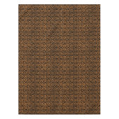 ハロウィン動揺してビクトリアンオレンジブラックダマスク テーブルクロス (正面)