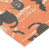 ハロウィン動揺してブラックキャットカボチャ模様 テーブルクロス (アングル)