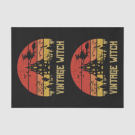 ハロウィン動揺してヴィンテージウィッチレトロサンセット 薄葉紙