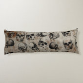 ハロウィン動揺してヴィンテージスカル ボディピロー (裏面)