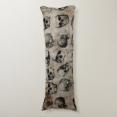 ハロウィン動揺してヴィンテージスカル ボディピロー (正面縦)