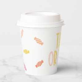 ハロウィン名門私立校風ののトリックまたは治療 紙コップ