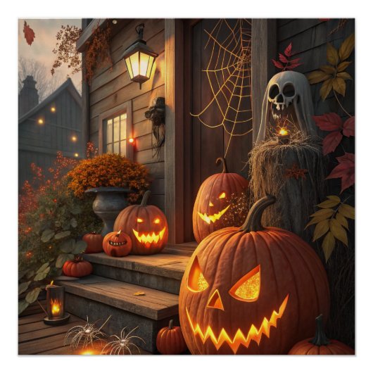 ハロウィン向けのかぼちゃの飾り付けを購入 | ユニーク＆F ポスター (正面)