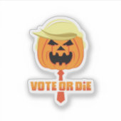 ハロウィン向けトランプキン定番デザイン シール (正面)