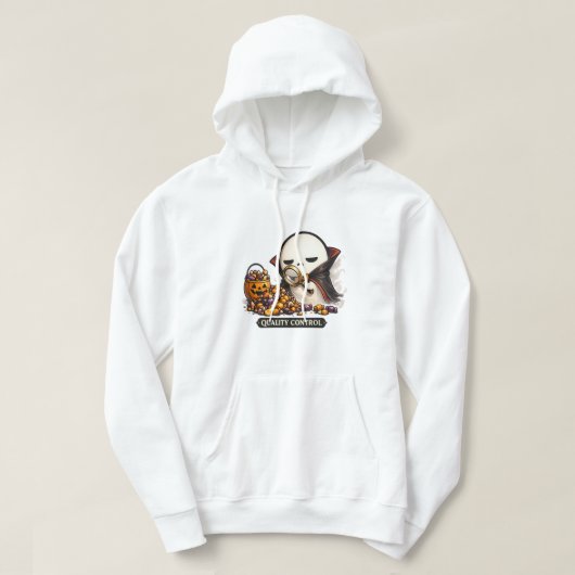 ハロウィン品質管理 かわいいヴァンパイア パーカ (デザイン正面)