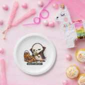ハロウィン品質管理 かわいいヴァンパイア ペーパープレート (パーティー)
