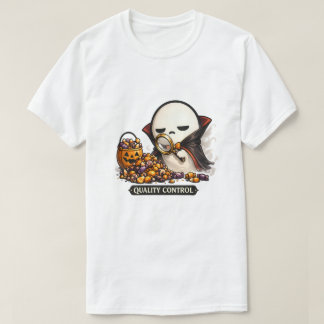 ハロウィン品質管理 かわいいヴァンパイア Tシャツ
