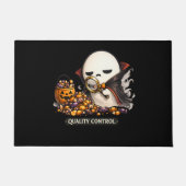 ハロウィン品質管理 かわいい吸血鬼 ドアマット (正面)