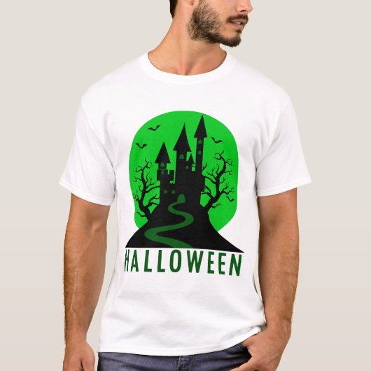 ハロウィン城 Tシャツ (正面)