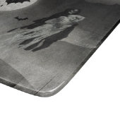 ハロウィン場面装飾的なガラスまな板 カッティングボード (角)