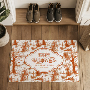 ハロウィン墓地ラストtoileパターン 名前 年 ドアマット