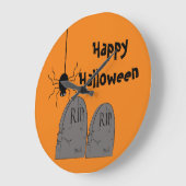 ハロウィン壁掛け時計 ラージ壁時計 (傾斜)