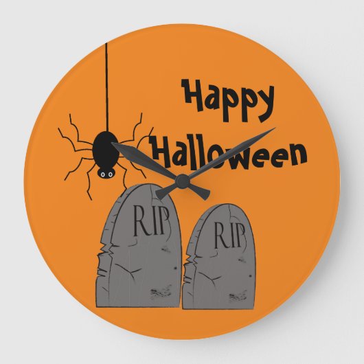 ハロウィン壁掛け時計 ラージ壁時計 (正面)