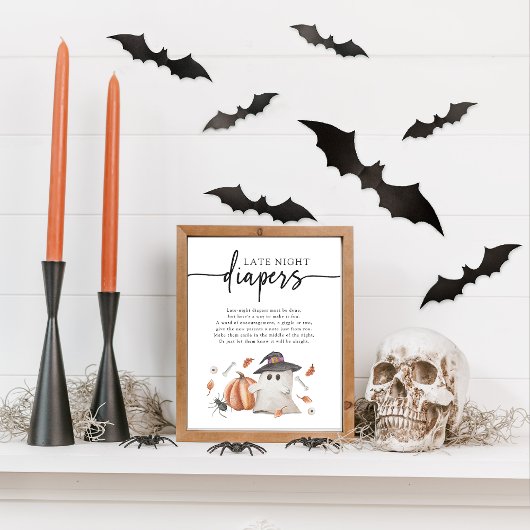 ハロウィン夜のおむつ ポスター