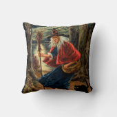 ハロウィン夜の魔法使い クッション (裏面)