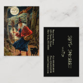 ハロウィン夜の魔法使い 名刺 (正面/裏面)