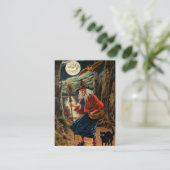 ハロウィン夜の魔法使い 名刺 (スタンド正面)