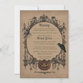 ハロウィン大人コスチューム招待状 招待状 (正面)