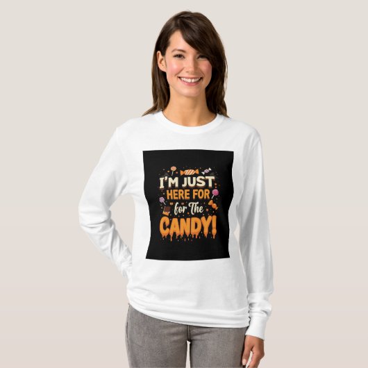 ハロウィン女子向け面白グッズ Tシャツ (正面フル)