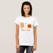 ハロウィン女性用Tシャツおもしろブー Tシャツ (正面フル)
