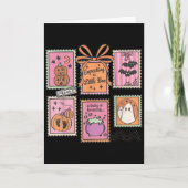 ハロウィン妊娠発表　ゴースト赤ちゃん カード (正面)