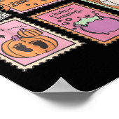 ハロウィン妊娠発表 面白いゴーストベイビー ポスター (角)