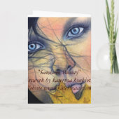 ハロウィン妖精美しいカード カード (裏面)