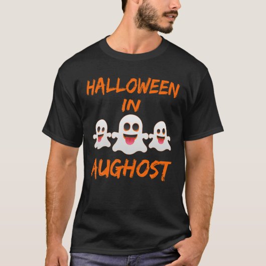 ハロウィン威厳があるインシャツ幽霊Tシャツ Tシャツ (正面)