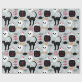 ハロウィン子供の誕生日名年齢ボーイズ ラッピングペーパー (フラット)