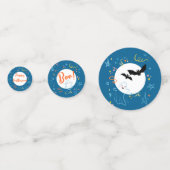 ハロウィン子供へ紙吹雪ブー！幽霊パーティー コンフェッティ (裏面)