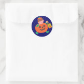 ハロウィン子供へ ラウンドシール (バッグ)