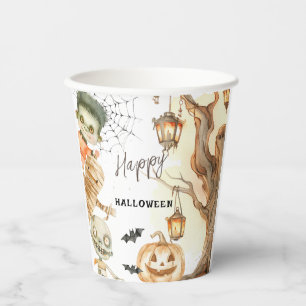 ハロウィン子供パーティー 紙コップ