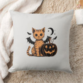 ハロウィン子猫 クッション (ブランケット)