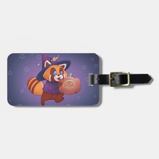 ハロウィン宇宙パンダ ラゲッジタグ (正面横)