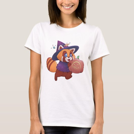 ハロウィン宇宙パンダ Tシャツ (正面)