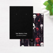 ハロウィン完全に死んでいなゾンビイヤリングディスプレイカード (デスク)