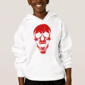 ハロウィン完全に死んでいなヴァンパイアスカル怖いモンスターレッド (正面)