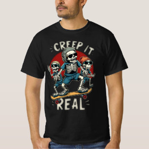 ハロウィン実在の日のホラービーブメンズ Tシャツ