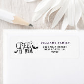 ハロウィン実在の間に入る ラベル (インサイチュ)