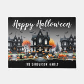 ハロウィン家族の名前 ドアマット (正面)