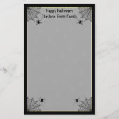 ハロウィン家族の文房具 便箋 (正面)