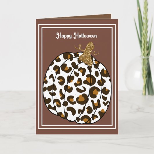 ハロウィン家族向けカード かぼちゃ サンキューカード (正面)