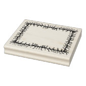 ハロウィン工作用のトゲトゲの枝の不気味なフレーム ラバースタンプ (スタンプ)