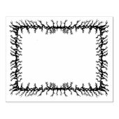 ハロウィン工作用のトゲトゲの枝の不気味なフレーム ラバースタンプ (インプリント)