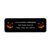 ハロウィン差出人ラベル ラベル (正面)