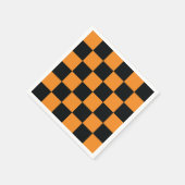 ハロウィン市松模様にのパターン スタンダードカクテルナプキン (角)