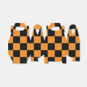 ハロウィン市松模様にのパターン フェイバーボックス (折り畳みなし)