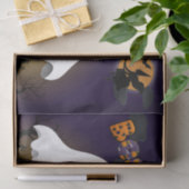 ハロウィン幽霊たち不気味墓地デコップクラフト 薄葉紙 (ギフト)