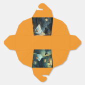 ハロウィン幽霊と猫との出会い フェイバーボックス (見開き)